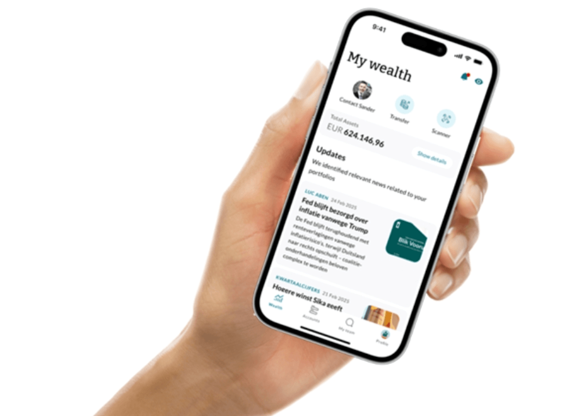 Banking App, iOS Vermogensinzichten NL