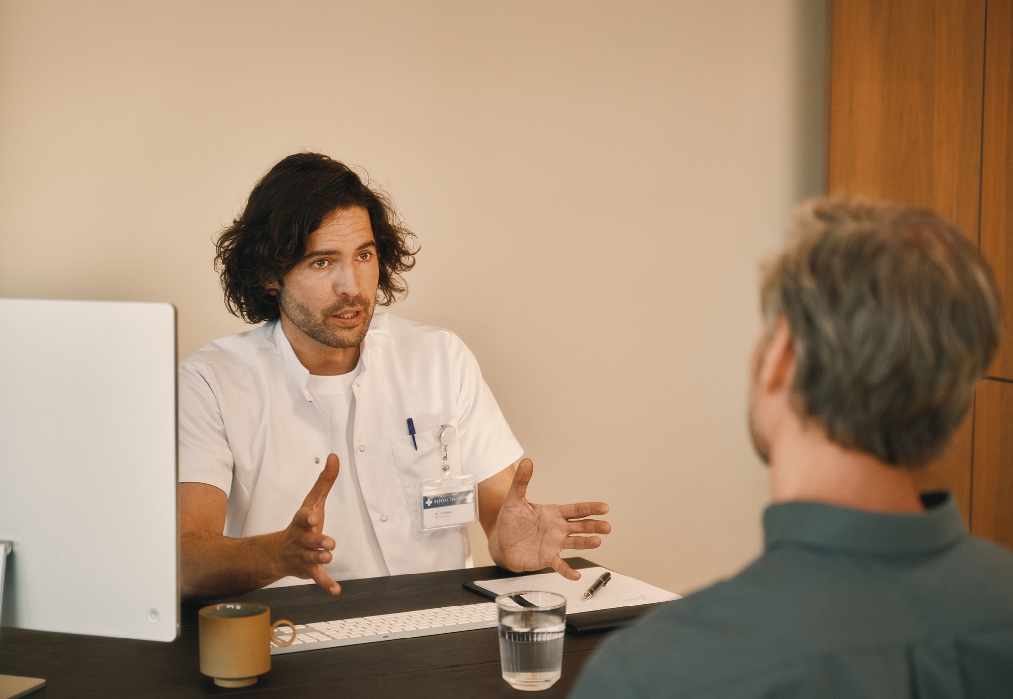 Medicus in spreekkamer